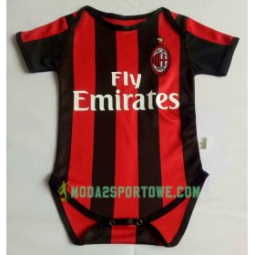 Koszulka AC Milan Mini Domowe Stroje Piłkarskie 2018/19 Krótki Rękaw